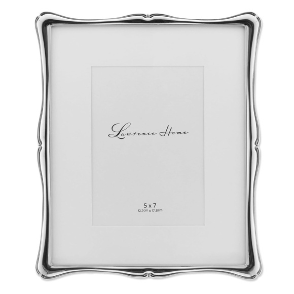 Lawrence Frames Silver Metal Romance 8x10 Matted for 5x7 Picture Frame - Picture 1 of 4